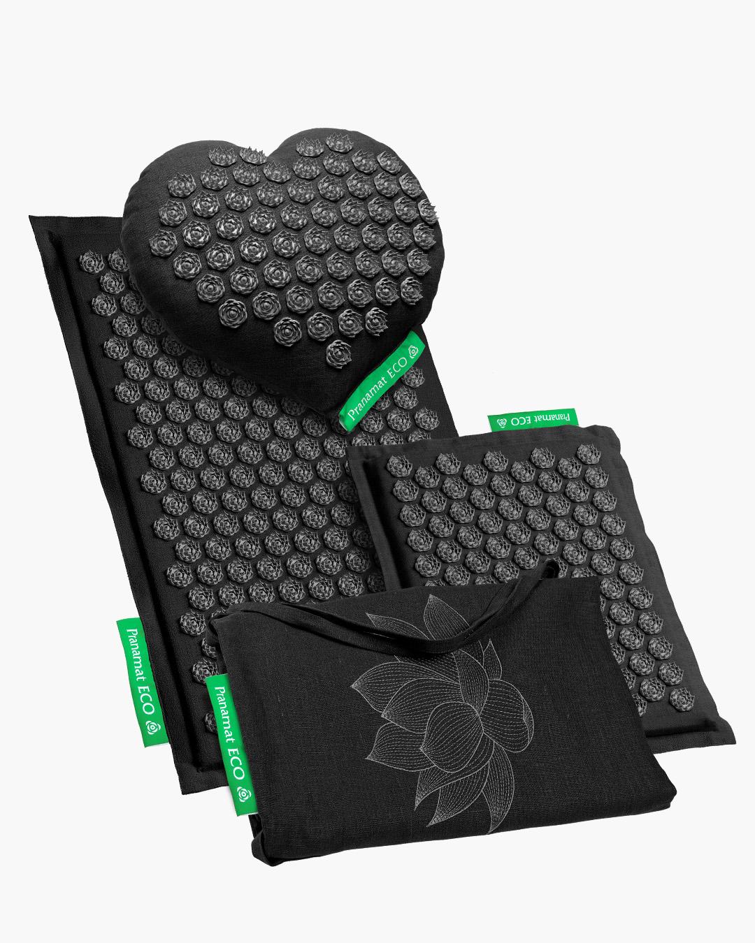 Pranamat rinkinys (Kilimėlis + Širdis + Mini + XL Rankinė) Black Edition