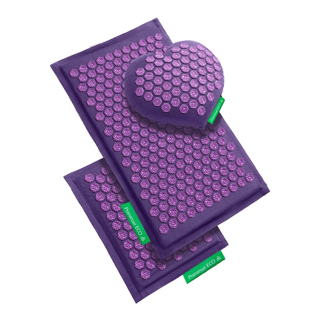Pranamat rinkinys (Kilimėlis + Širdis + Mini) Violetinė / Violetinė