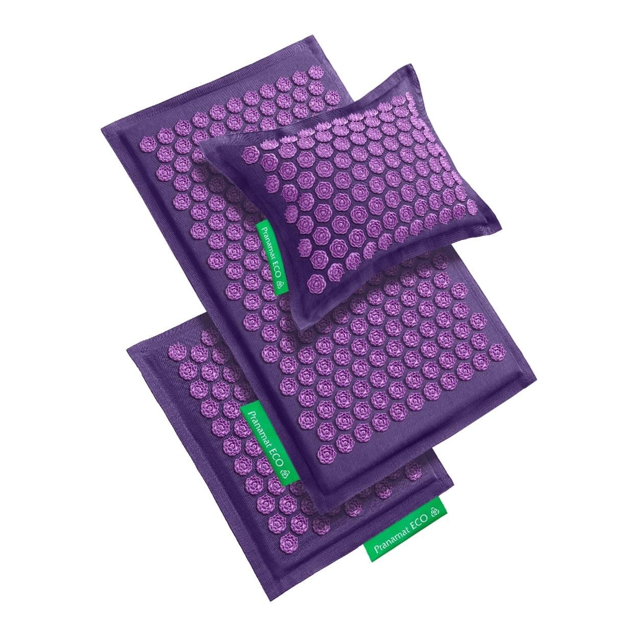 Pranamat rinkinys (Kilimėlis + Pagalvė + Mini) Lavender