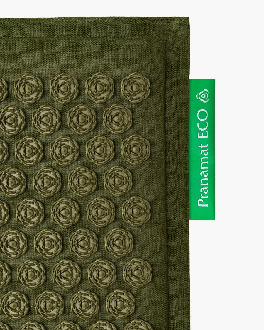 Pranamat ECO rinkinys (Kilimėlis + Pagalvė + Mini + XL Rankinė) Military Green